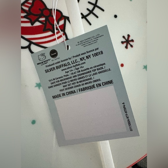 Hello kitty Ceramic Plate Set Large - Picture 2 of 2